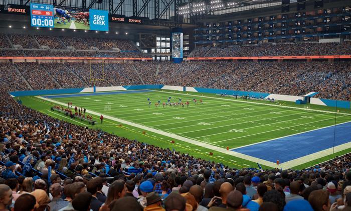 Ford Field - Section 133 Seat View