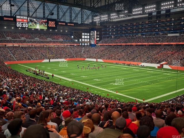 Ford Field - Section 133 Seat View