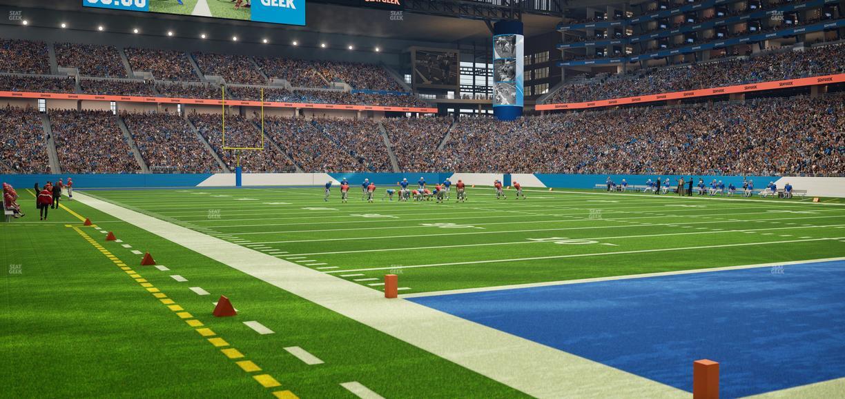Ford Field - Section 134 Seat View