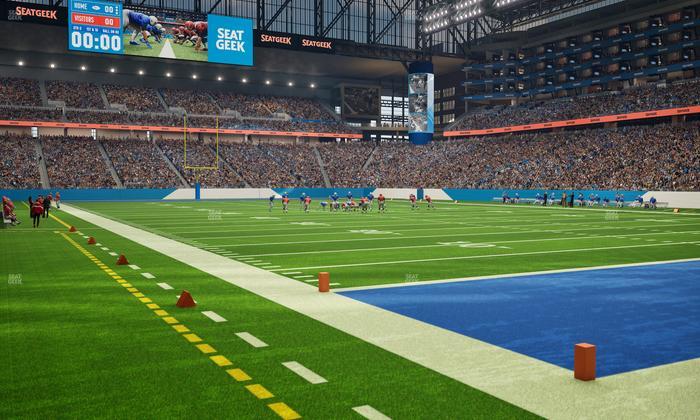 Ford Field - Section 134 Seat View