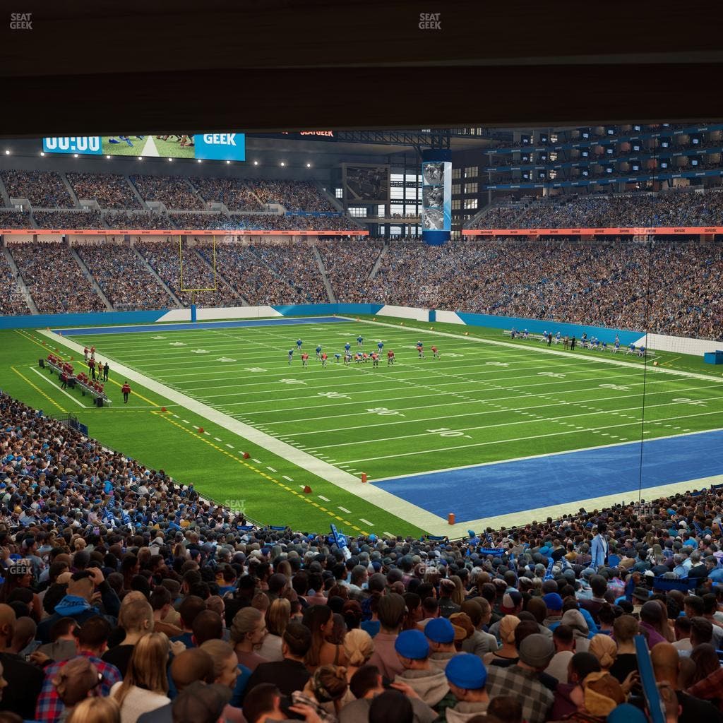 Ford Field - Section 134 Seat View