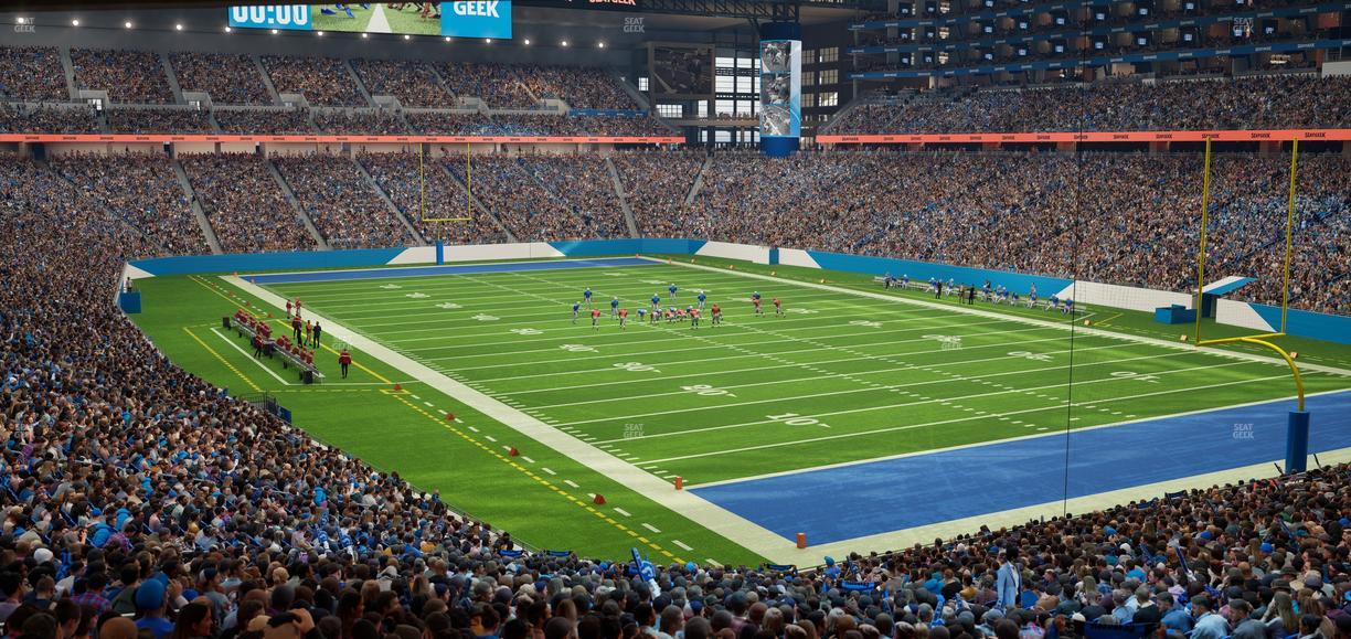 Ford Field - Section 134 Seat View