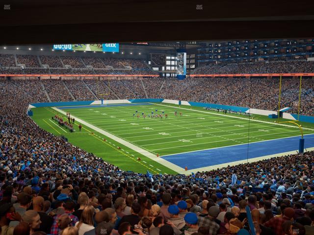 Ford Field - Section 134 Seat View