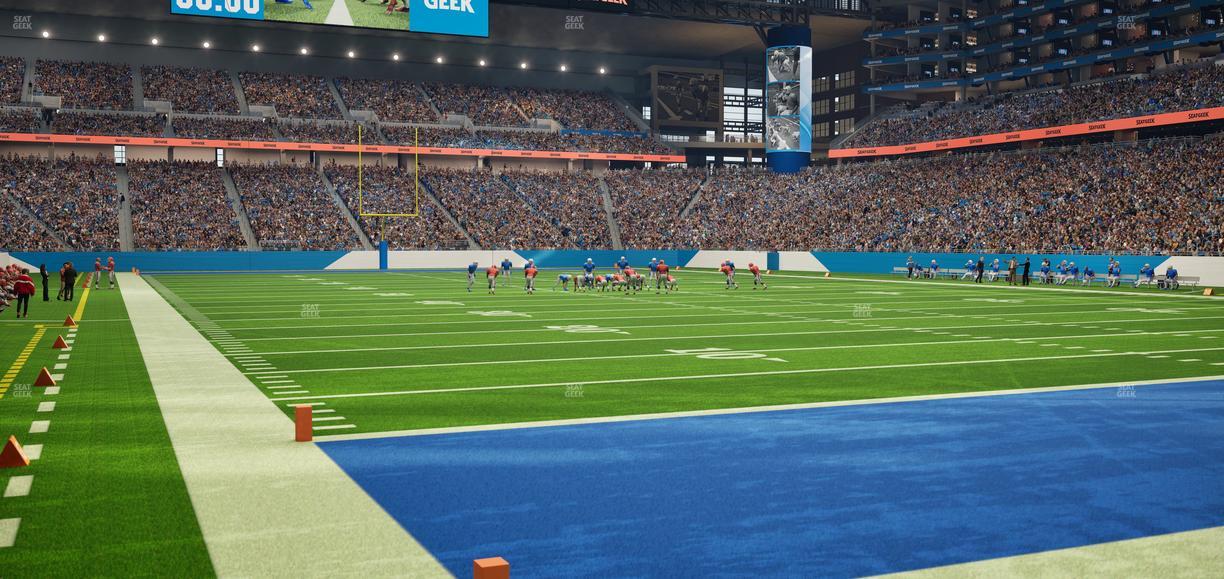 Ford Field - Section 135 Seat View