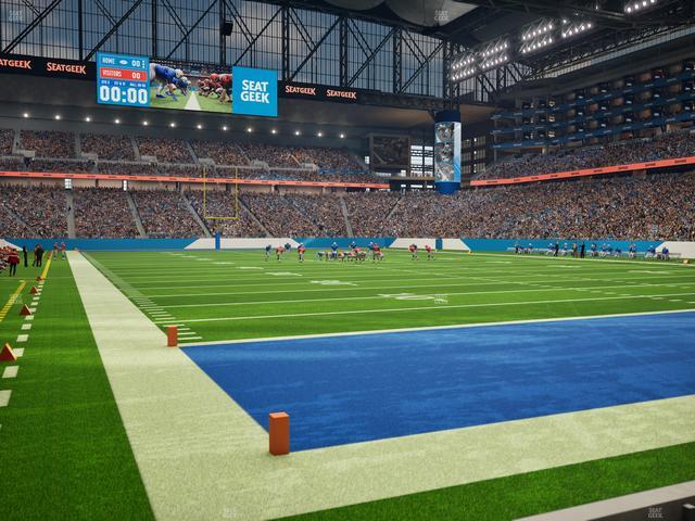 Ford Field - Section 135 Seat View