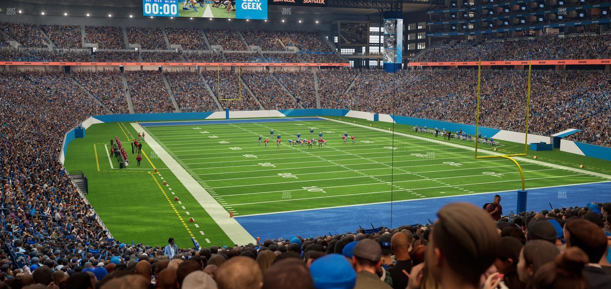 Ford Field - Section 135 Seat View