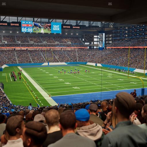 Ford Field - Section 135 Seat View