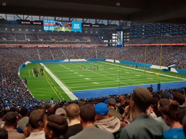 Ford Field - Section 135 Seat View