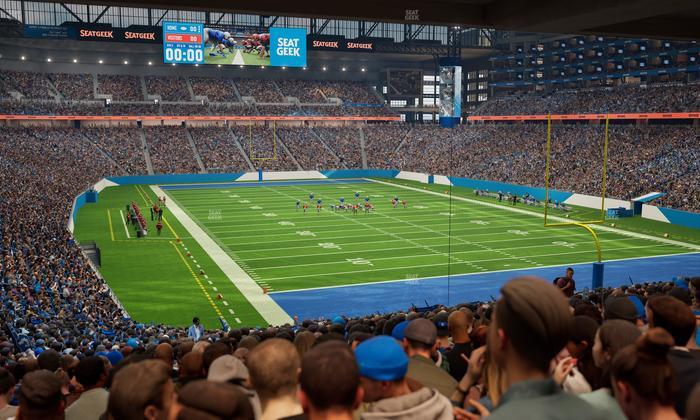 Ford Field - Section 135 Seat View