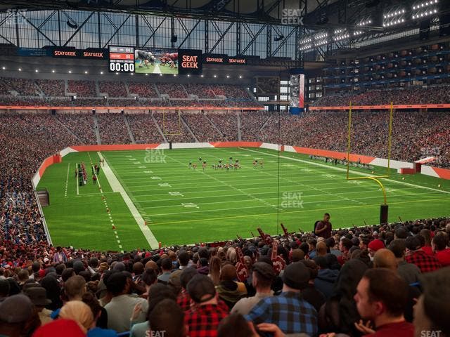 Ford Field - Section 135 Seat View