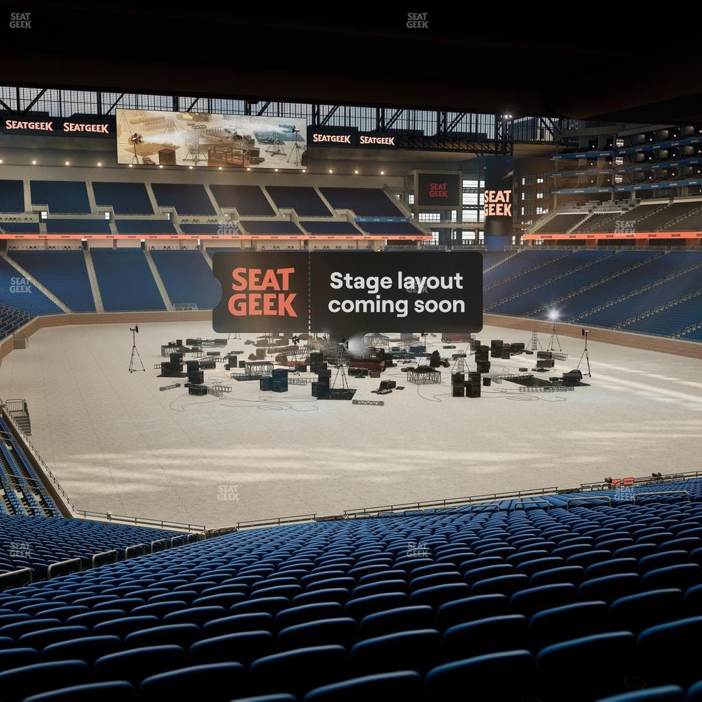 Ford Field - Section 135 Seat View