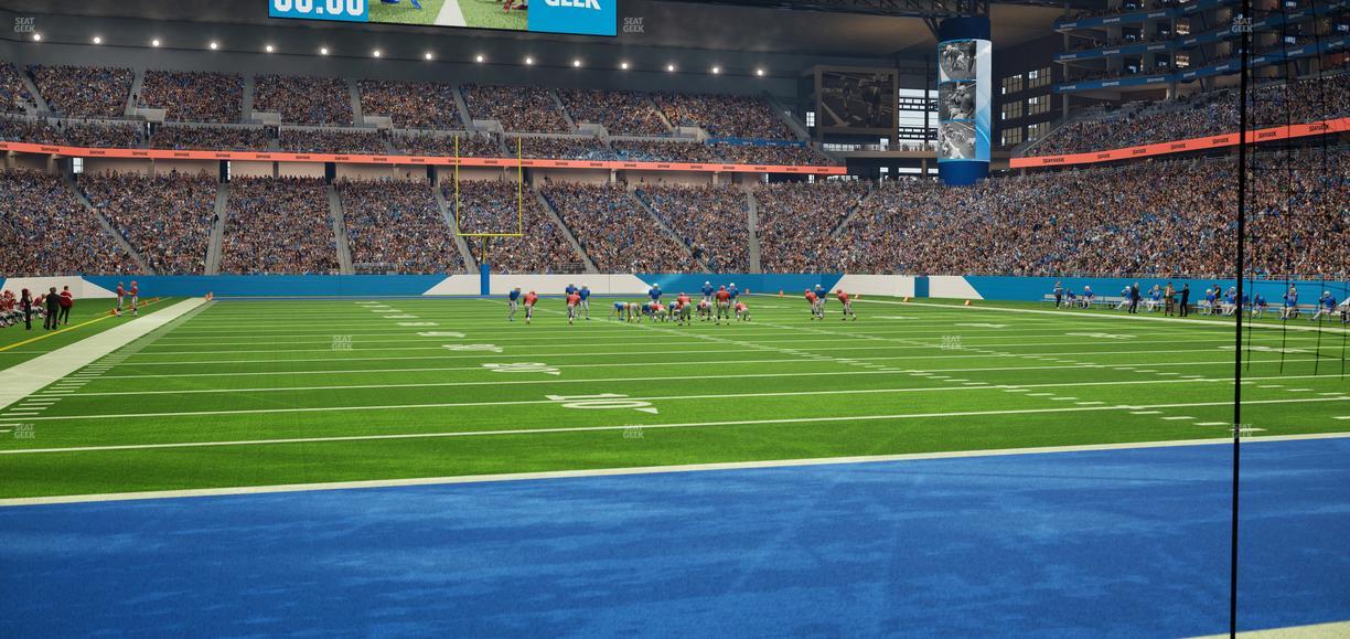 Ford Field - Section 136 Seat View