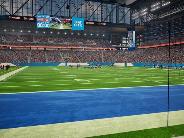 Ford Field - Section 136 Seat View