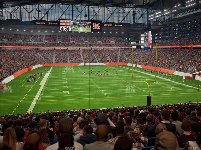 Ford Field - Section 136 Seat View