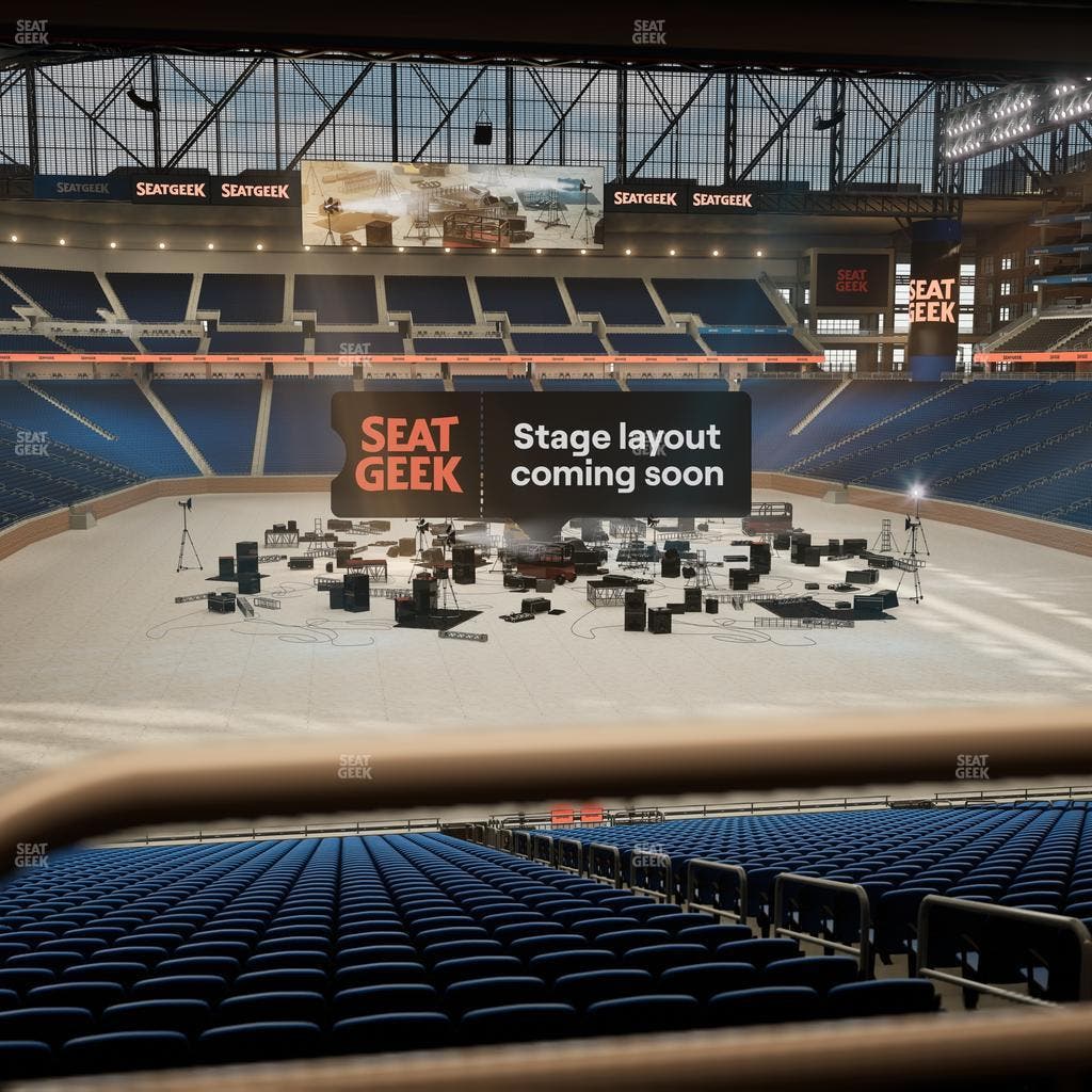 Ford Field - Section 136 Seat View