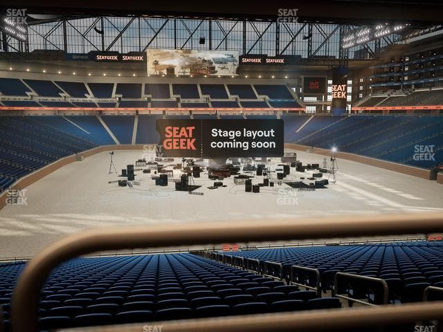 Ford Field - Section 136 Seat View