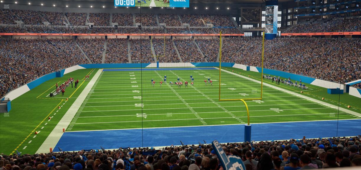 Ford Field - Section 136 Seat View