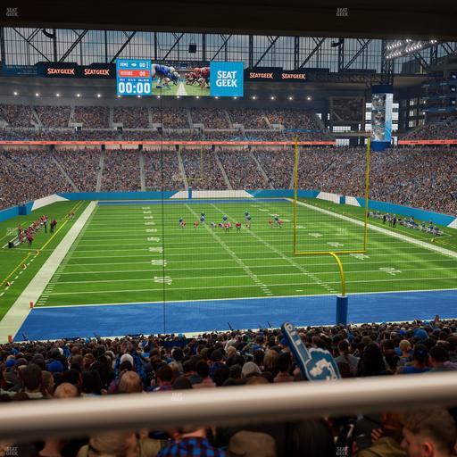 Ford Field - Section 136 Seat View