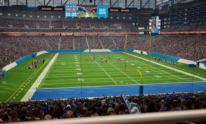 Ford Field - Section 136 Seat View