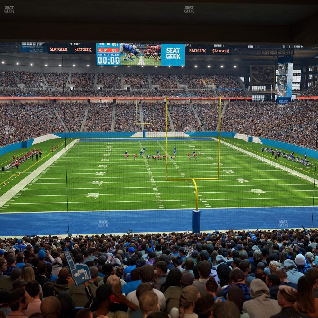 Ford Field - Section 137 Seat View