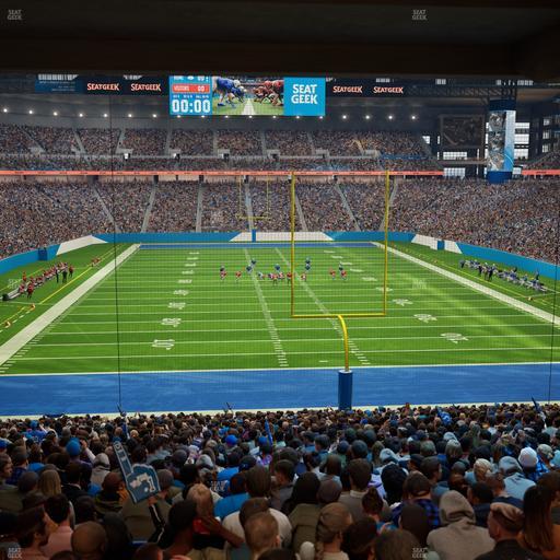 Ford Field - Section 137 Seat View