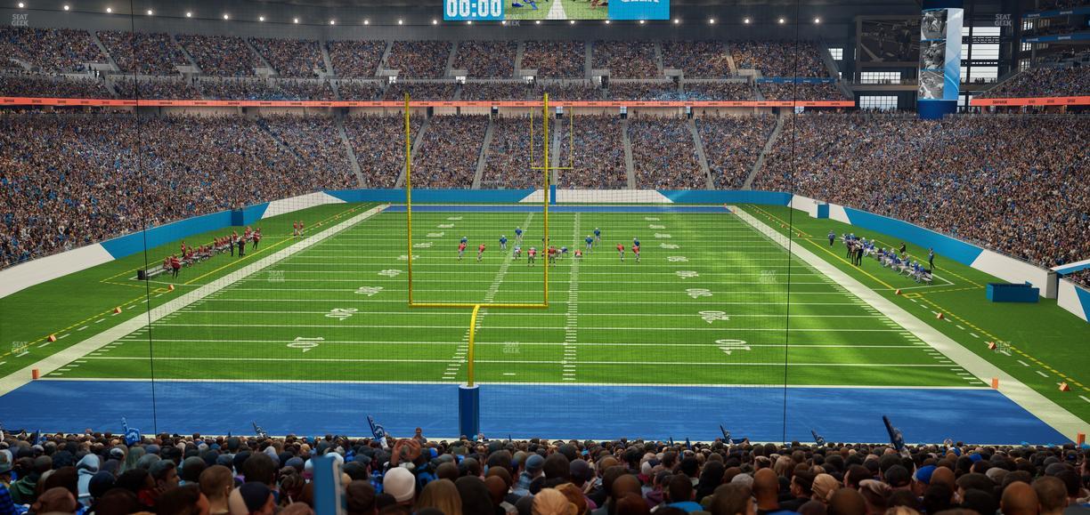 Ford Field - Section 138 Seat View