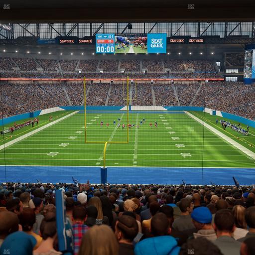 Ford Field - Section 138 Seat View