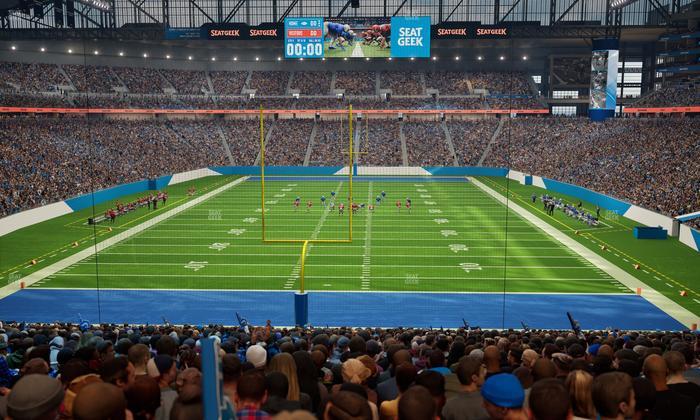 Ford Field - Section 138 Seat View