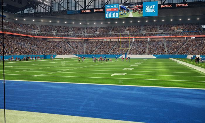 Ford Field - Section 139 Seat View