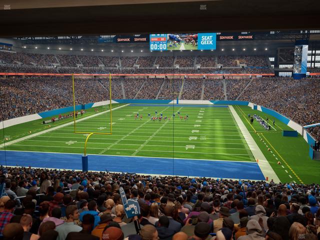 Ford Field - Section 139 Seat View