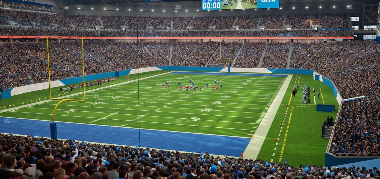 Ford Field - Section 140 Seat View