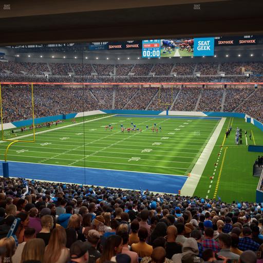 Ford Field - Section 140 Seat View