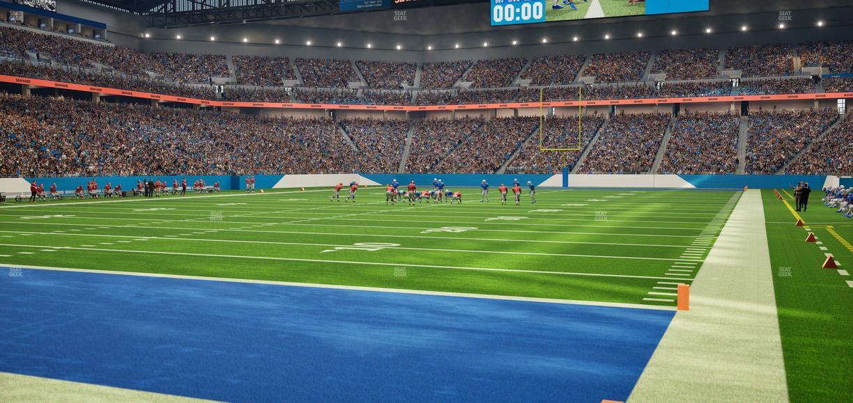 Ford Field - Section 140 Seat View