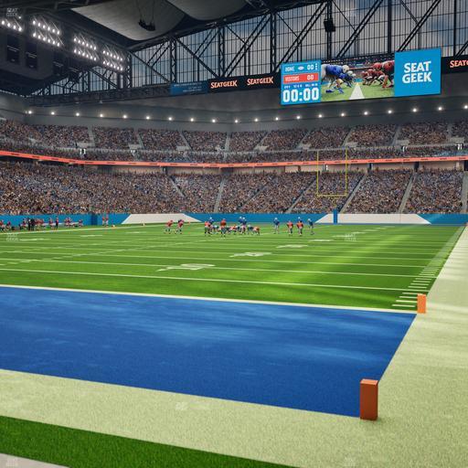 Ford Field - Section 140 Seat View