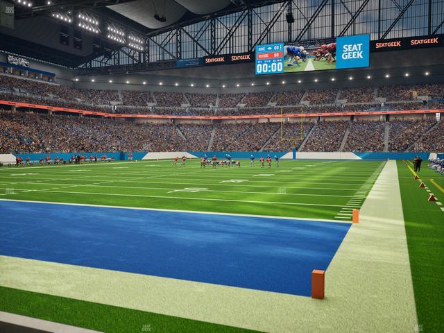 Ford Field - Section 140 Seat View