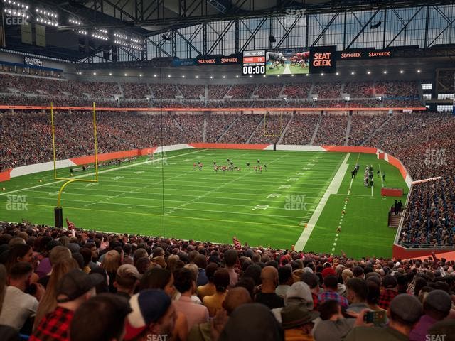 Ford Field - Section 140 Seat View