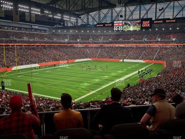 Ford Field - Section 141 Seat View Ford Field - Section 141 Seat View