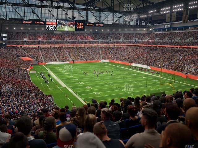 Ford Field - Section 215 Seat View