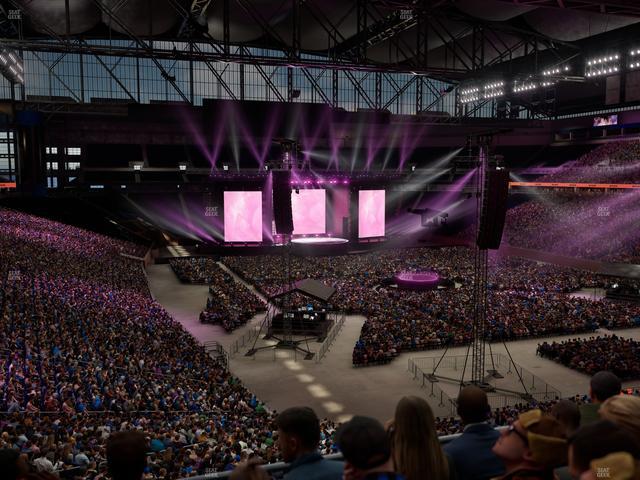 Ford Field - Section 215 Seat View