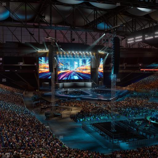 Ford Field - Section 215 Seat View