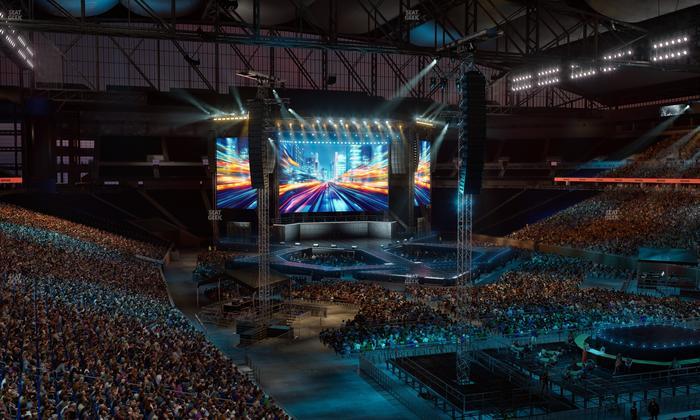 Ford Field - Section 215 Seat View