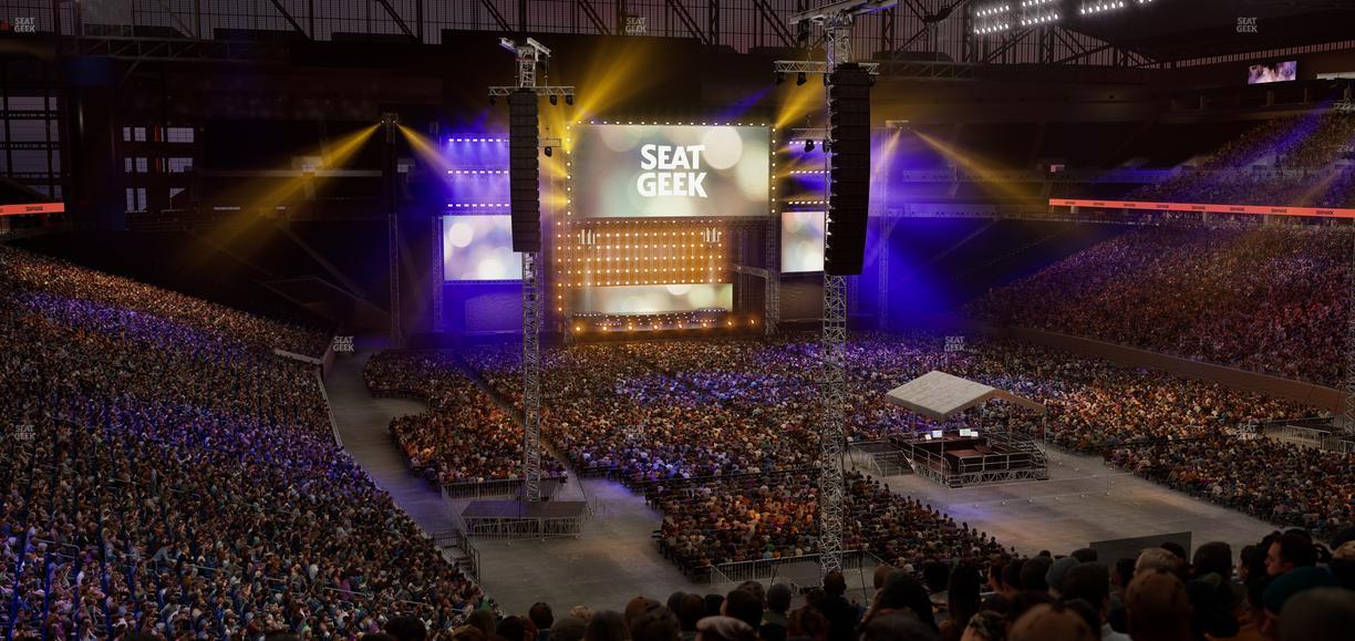Ford Field - Section 215 Seat View