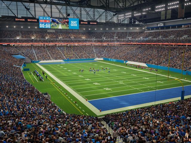 Ford Field - Section 215 Seat View