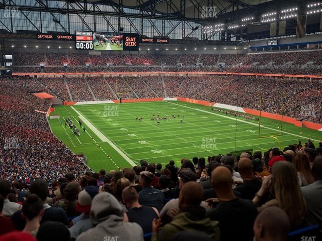 Ford Field - Section 215 Seat View Ford Field - Section 215 Seat View