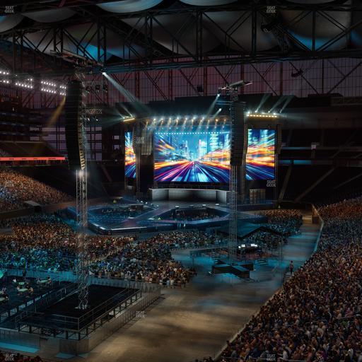 Ford Field - Section 222 Seat View