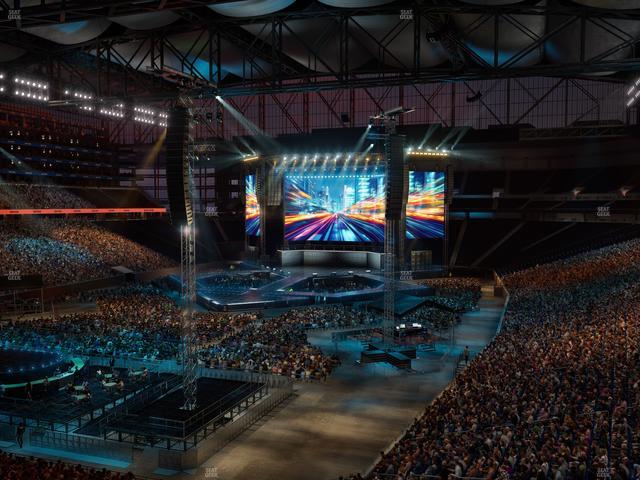 Ford Field - Section 222 Seat View