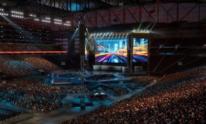 Ford Field - Section 224 Seat View