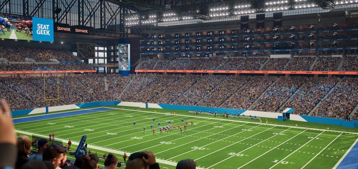 Ford Field - Section 235 Seat View