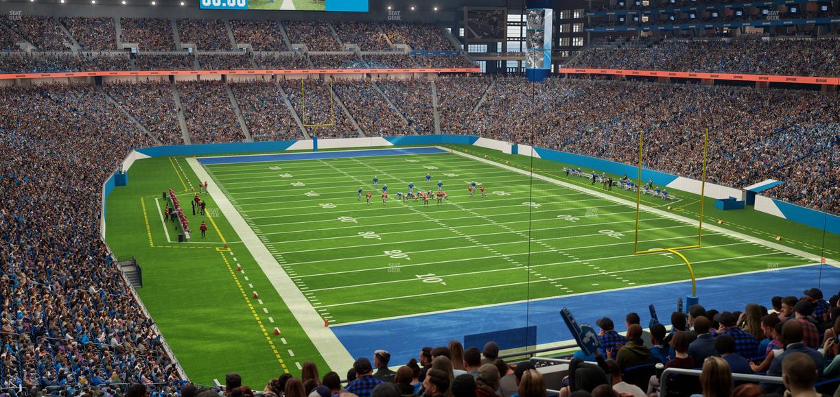 Ford Field - Section 240 Seat View