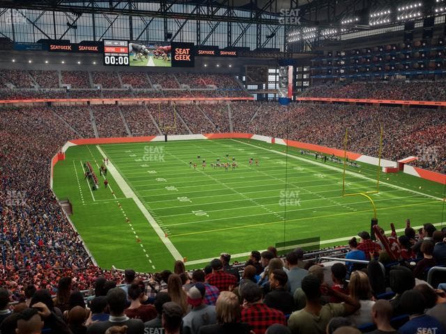 Ford Field - Section 240 Seat View